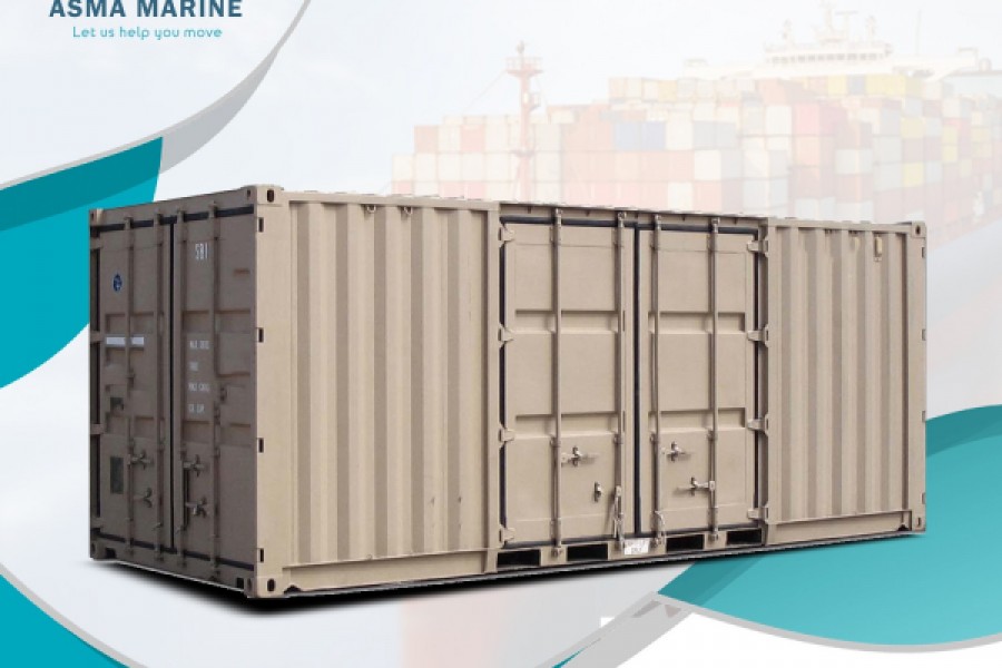 Double doors container